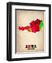 Austria Watercolor Poster-NaxArt-Framed Art Print