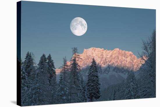 Austria, Zugspitze (M)-Ludwig Mallaun-Stretched Canvas