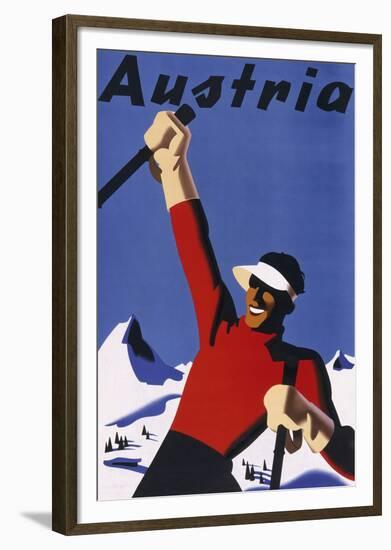 Austria-The Vintage Collection-Framed Giclee Print