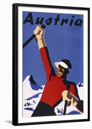 Austria-The Vintage Collection-Framed Giclee Print