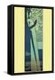 Austrian Art Exhibition-Alphonse Mucha-Framed Stretched Canvas
