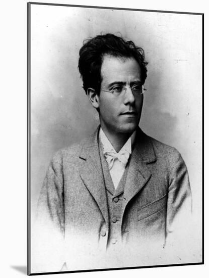 Austrian Composer Gustav Mahler, Copied from Original Carte De Visite, 1860-1911-null-Mounted Photographic Print