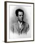 Austrian Composer Gustav Mahler, Copied from Original Carte De Visite, 1860-1911-null-Framed Photographic Print