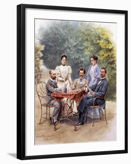 Austrian Composer Johann Strauss-null-Framed Giclee Print