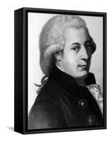Austrian Composer Wolfgang Amadeus Mozart-null-Framed Stretched Canvas
