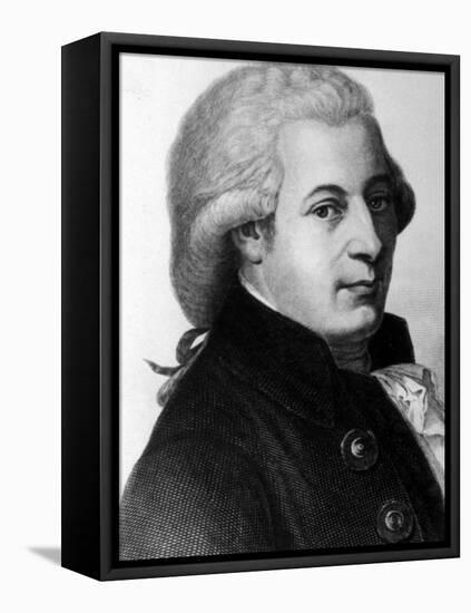 Austrian Composer Wolfgang Amadeus Mozart-null-Framed Stretched Canvas