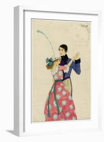 Austrian Dancers-Mela Koehler-Framed Art Print