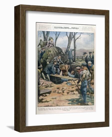 Austrian Dowser-Alfredo Ortelli-Framed Art Print