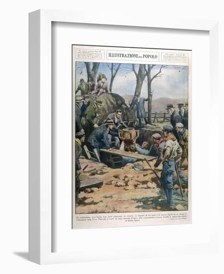 Austrian Dowser-Alfredo Ortelli-Framed Art Print