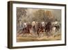 Austrian Dragoons, C.1853-Carl Goebel-Framed Giclee Print