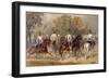 Austrian Dragoons, C.1853-Carl Goebel-Framed Giclee Print