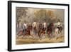 Austrian Dragoons, C.1853-Carl Goebel-Framed Giclee Print