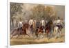 Austrian Dragoons, C.1853-Carl Goebel-Framed Giclee Print