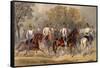 Austrian Dragoons, C.1853-Carl Goebel-Framed Stretched Canvas