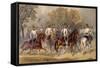 Austrian Dragoons, C.1853-Carl Goebel-Framed Stretched Canvas