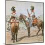 Austrian Dragoons-Louis Charles Bombled-Mounted Art Print