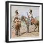 Austrian Dragoons-Louis Charles Bombled-Framed Art Print