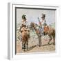 Austrian Dragoons-Louis Charles Bombled-Framed Art Print