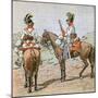 Austrian Dragoons-Louis Charles Bombled-Mounted Art Print