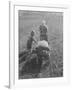 Austrian Farmer Worker and Child Going Home at the End of the Day, Molln, Austria-Emil Otto Hoppé-Framed Photographic Print