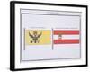 Austrian Flags, from a French Book of Flags, c.1819-null-Framed Giclee Print