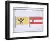 Austrian Flags, from a French Book of Flags, c.1819-null-Framed Giclee Print