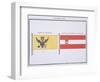 Austrian Flags, from a French Book of Flags, c.1819-null-Framed Giclee Print