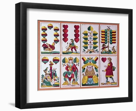 Austrian Fortune-Telling Cards-CM Dixon-Framed Premium Giclee Print