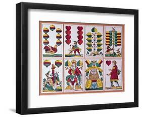 Austrian Fortune-Telling Cards-CM Dixon-Framed Premium Giclee Print