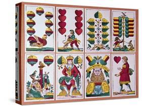 Austrian Fortune-Telling Cards-CM Dixon-Stretched Canvas