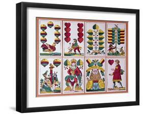 Austrian Fortune-Telling Cards-CM Dixon-Framed Giclee Print