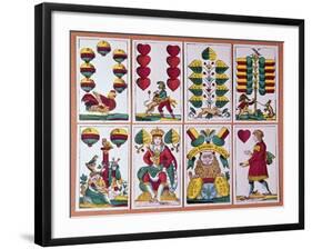 Austrian Fortune-Telling Cards-CM Dixon-Framed Giclee Print