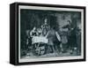 Austrian Interior in the Nineteenth Century-null-Framed Stretched Canvas