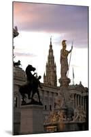 Austrian Parliament Building and Vienna City Hall, Vienna, Austria, Europe-Neil Farrin-Mounted Photographic Print