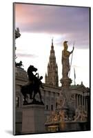 Austrian Parliament Building and Vienna City Hall, Vienna, Austria, Europe-Neil Farrin-Mounted Photographic Print