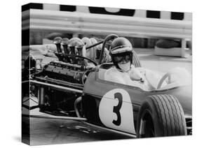 Austrian Pilot Jochen Rindt (1942 - 1970) at Grand Prix of Monaco 1968-null-Stretched Canvas