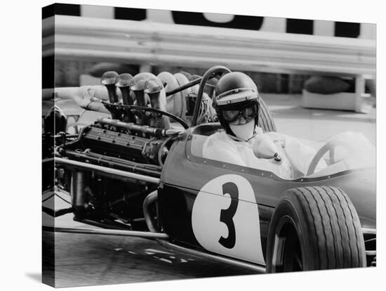 Austrian Pilot Jochen Rindt (1942 - 1970) at Grand Prix of Monaco 1968-null-Stretched Canvas