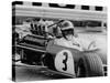 Austrian Pilot Jochen Rindt (1942 - 1970) at Grand Prix of Monaco 1968-null-Stretched Canvas