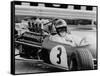 Austrian Pilot Jochen Rindt (1942 - 1970) at Grand Prix of Monaco 1968-null-Framed Stretched Canvas