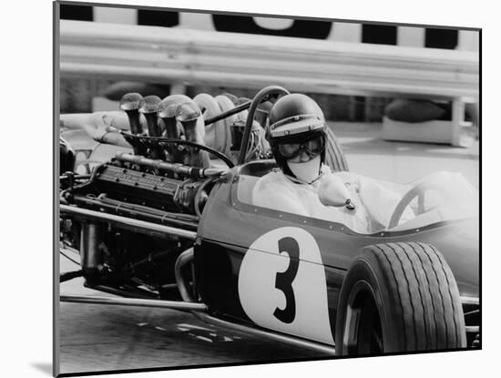 Austrian Pilot Jochen Rindt (1942 - 1970) at Grand Prix of Monaco 1968-null-Mounted Photo