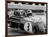 Austrian Pilot Jochen Rindt (1942 - 1970) at Grand Prix of Monaco 1968-null-Framed Photo