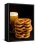 Austrian Prezels, Salted Biscuits and Beer, Austria, Europe-Tondini Nico-Framed Stretched Canvas