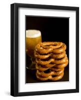 Austrian Prezels, Salted Biscuits and Beer, Austria, Europe-Tondini Nico-Framed Photographic Print