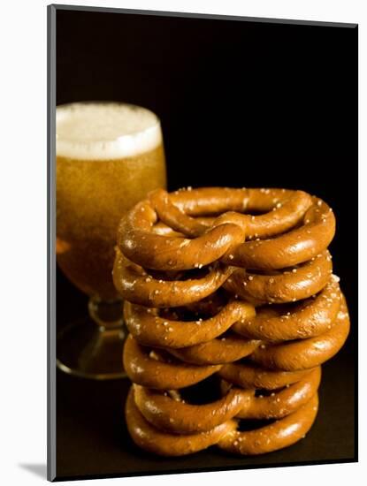 Austrian Prezels, Salted Biscuits and Beer, Austria, Europe-Tondini Nico-Mounted Photographic Print