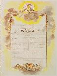 Mozart's Entry in the Baptismal Register, 1756-Austrian School-Framed Giclee Print