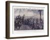 Austrian Soldiers Marching Through the Tyrol, World War I, 1914-Addison Thomas Millar-Framed Giclee Print