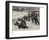 Austrian Troops Practising on Snow-Shoes in the Alps-Frank Dadd-Framed Giclee Print