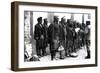 Austrian Troops Surrender Without Firing a Shot, 1914-null-Framed Giclee Print