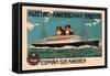 Austro-Americana Trieste Cruise Line-null-Framed Stretched Canvas