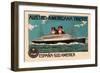 Austro-Americana Trieste Cruise Line-null-Framed Art Print